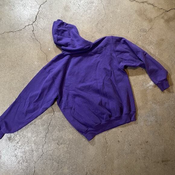 LSU Tigers Sweatshirt Mens Large Purple Hoodie Performance Football NCAA - Picture 8 of 8